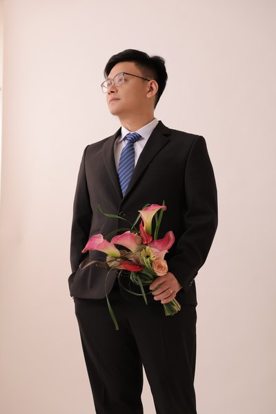 Phan Đức trong ngày cưới